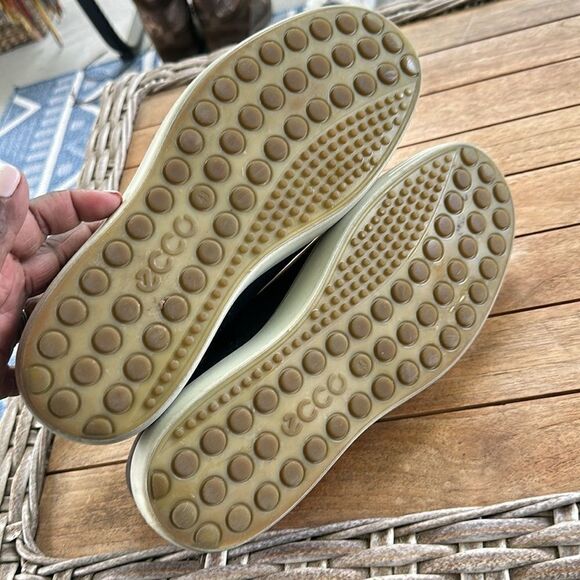 Ecco Men’s Spikeless Black Golf Shoes 43=9-9.5 - Picture 7 of 8